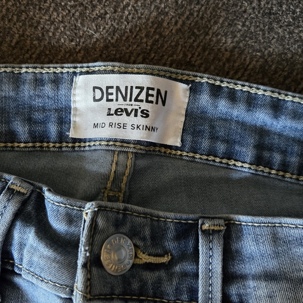 Denizen Mid Rise Skinny Jeans